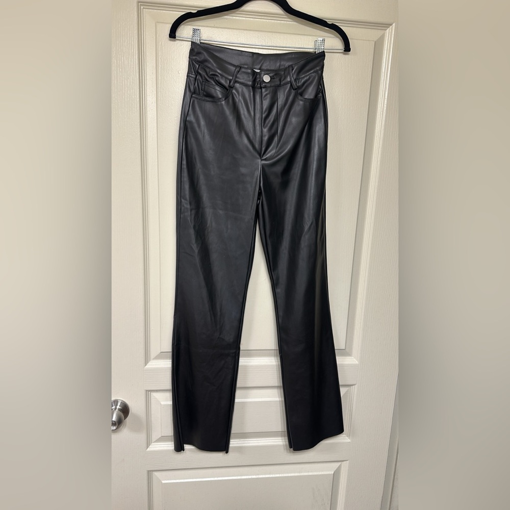 Black Leather Pants